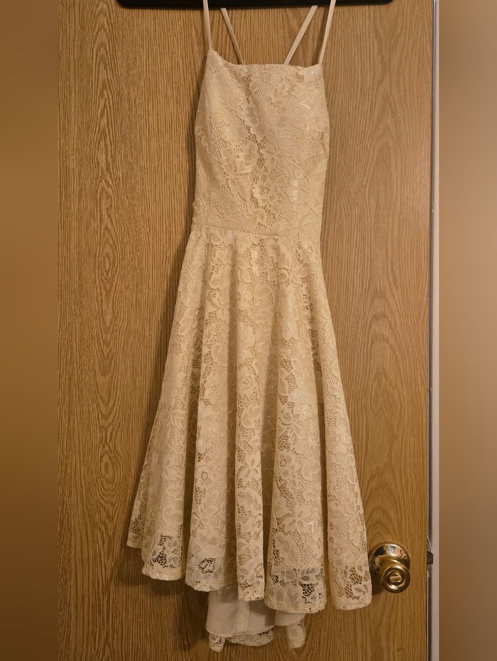 NWOT Gold Cocktail Ball Dress